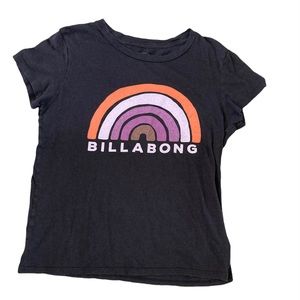 Girls black billabong t-shirt